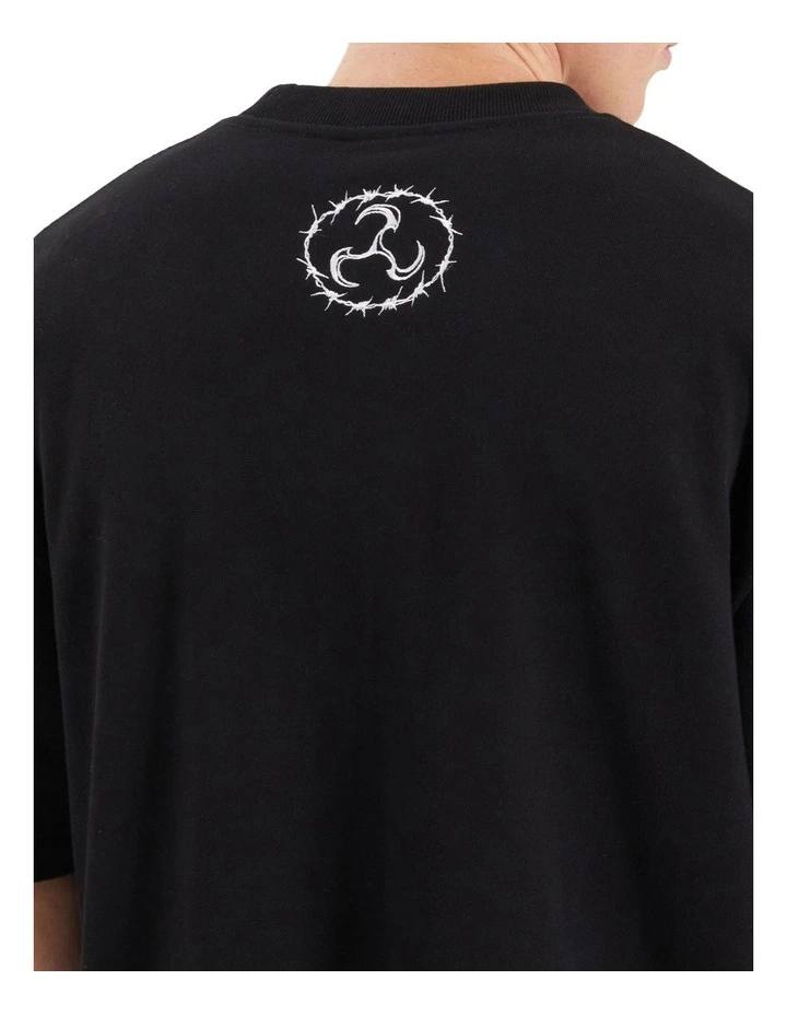 System Loopback Street Tee in Jet Black image 6