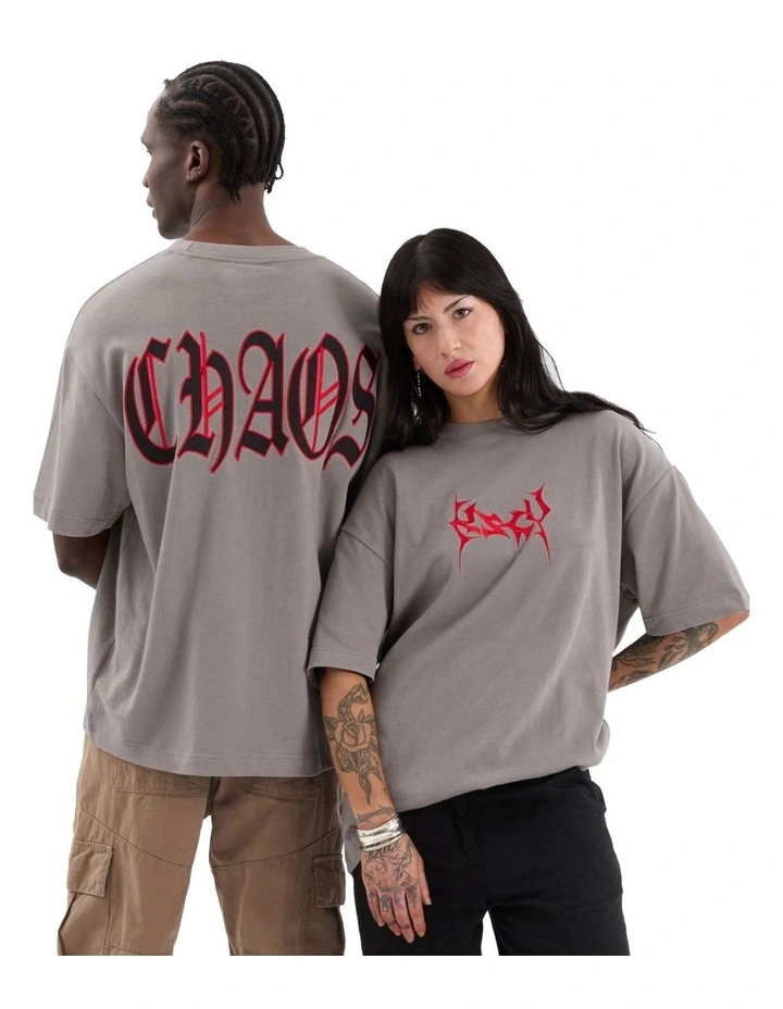 Pitch Street Tee in Grey image 3