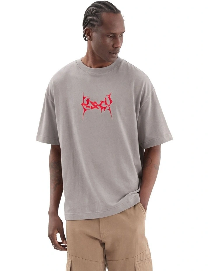 Pitch Street Tee in Grey image 4