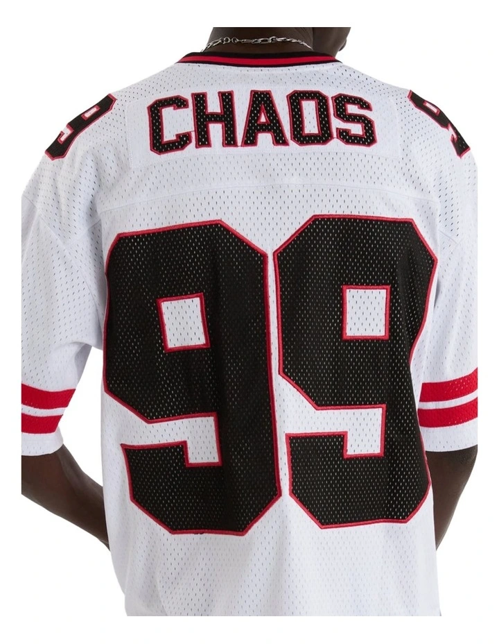 Star Football Jersey T-shirt in White image 5