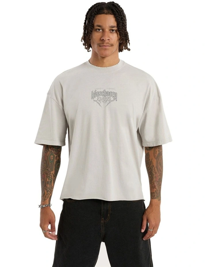 Rocky Cube Tee in Pigment Stone image 1