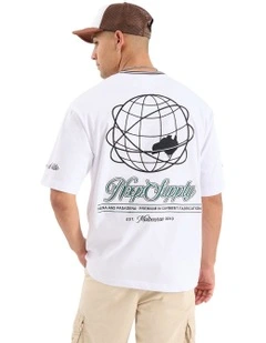 Anglo Oversized Tee in White