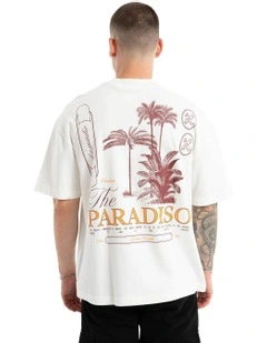 Paradiso Street Tee in Natural White