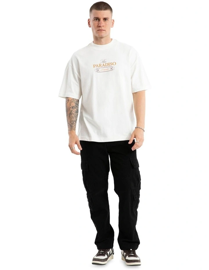 Paradiso Street Tee in Natural White image 2