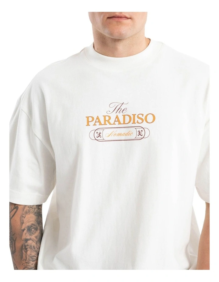 Paradiso Street Tee in Natural White image 4