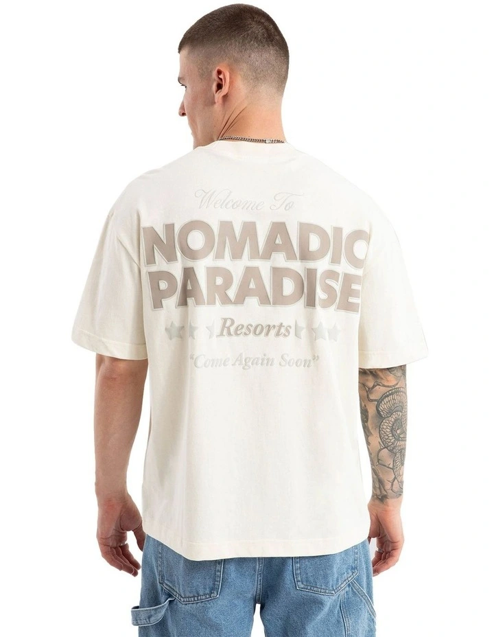 Resort Street Tee in Tofu image 1