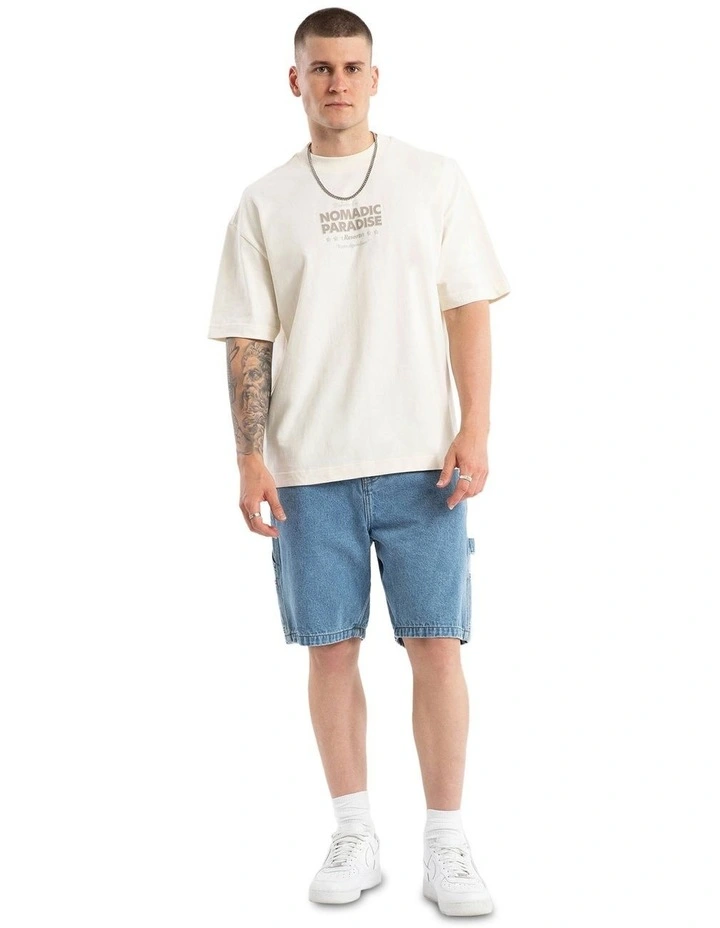 Resort Street Tee in Tofu image 2