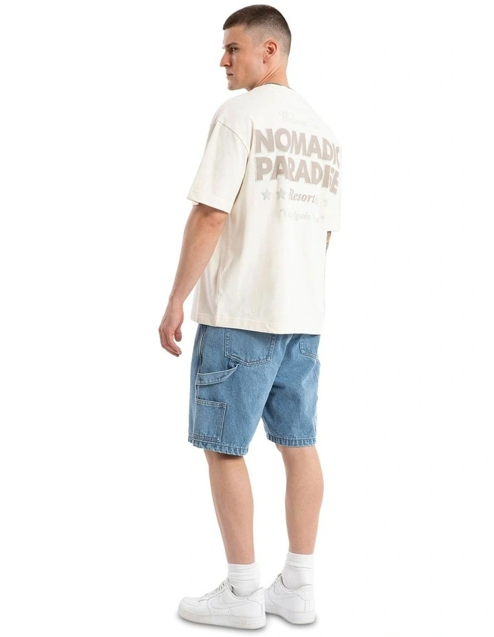 Resort Street Tee in Tofu image 5