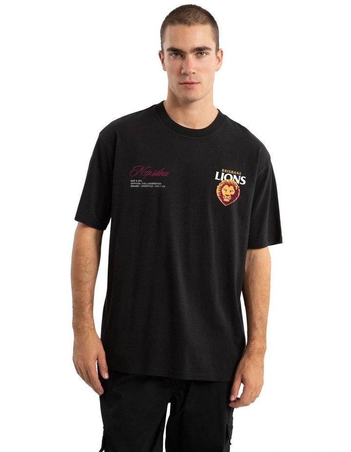 Brisbane Season Tee in Black image 2