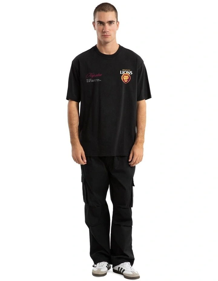 Brisbane Season Tee in Black image 3
