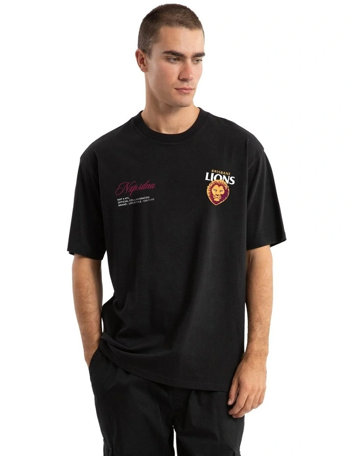 Brisbane Season Tee in Black image 4