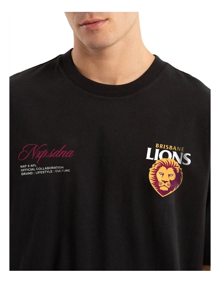 Brisbane Season Tee in Black image 5