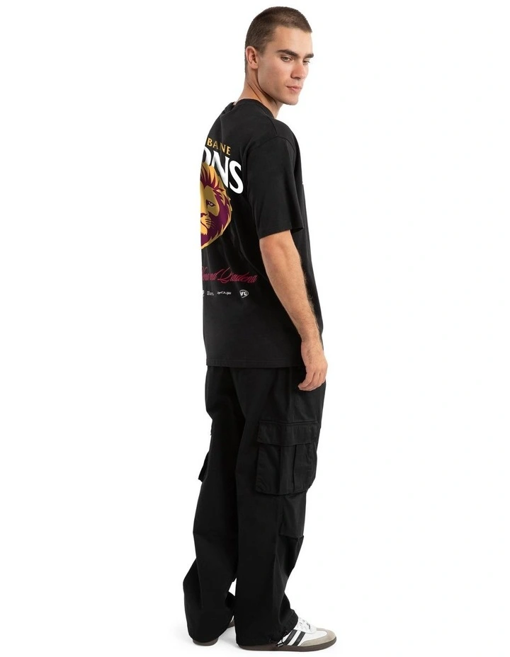 Brisbane Season Tee in Black image 6