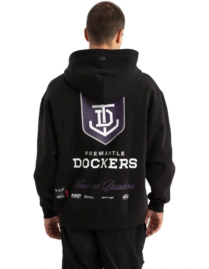 Fremantle Season Hoodie in Black image 1
