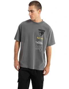 Hawthorn Stack Tee in Grey