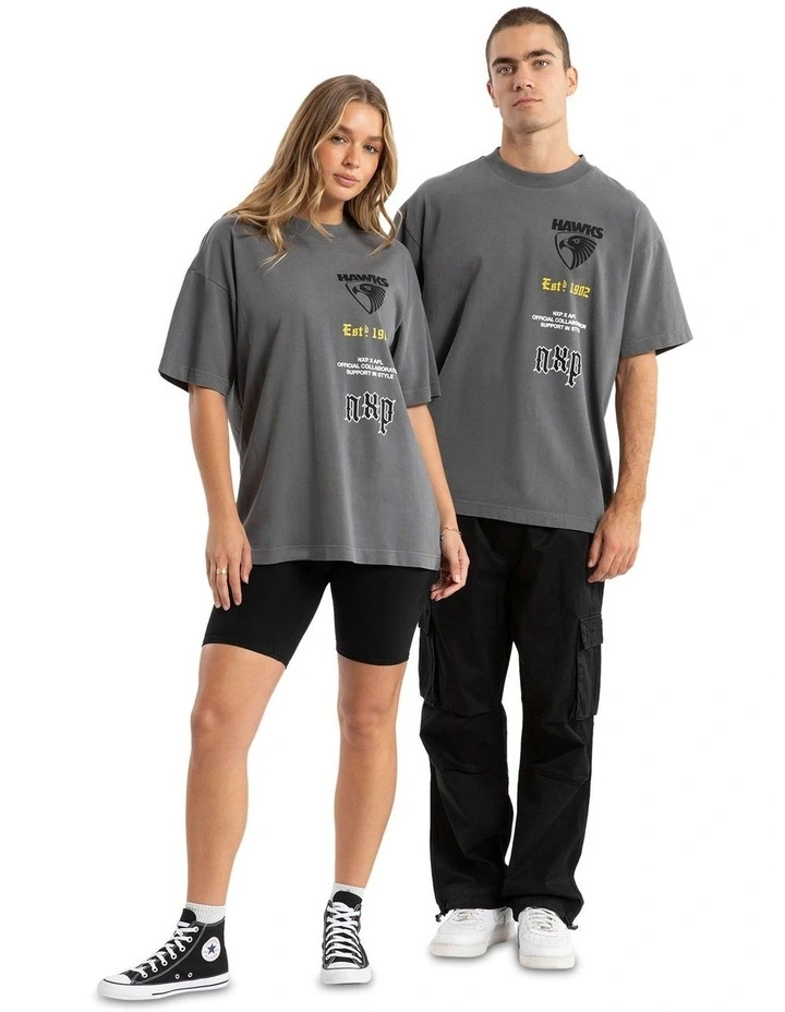 Hawthorn Stack Tee in Grey image 3