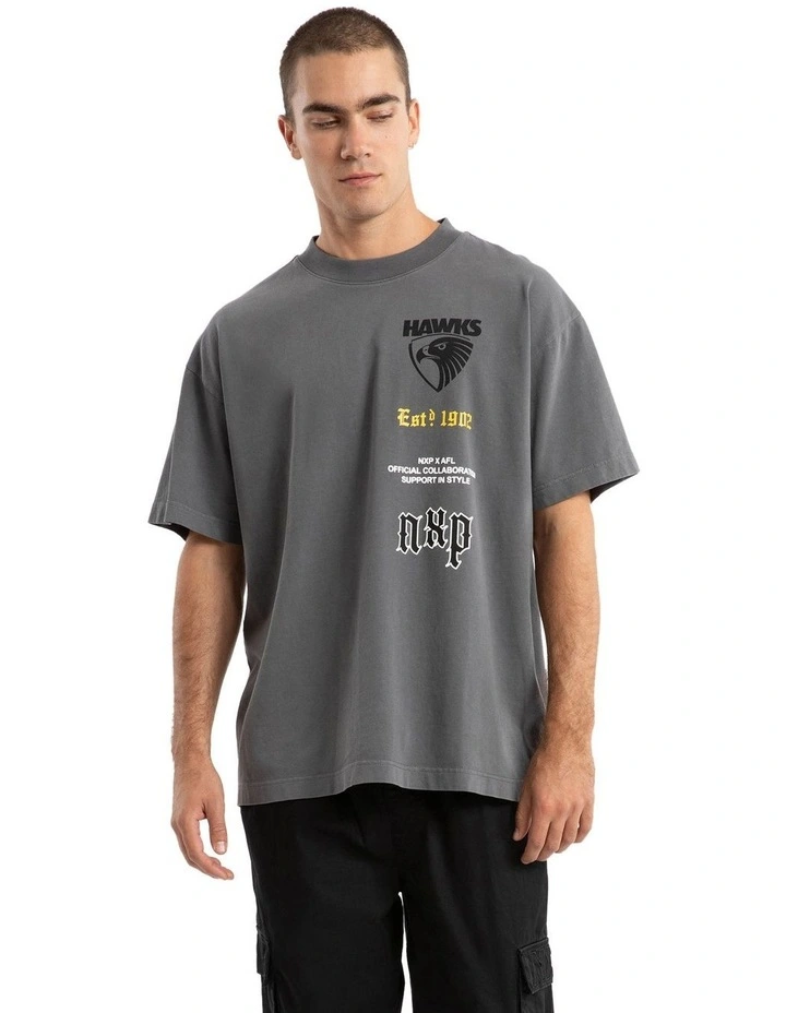 Hawthorn Stack Tee in Grey image 4