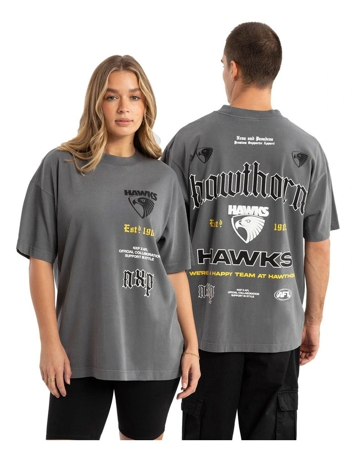 Hawthorn Stack Tee in Grey image 5