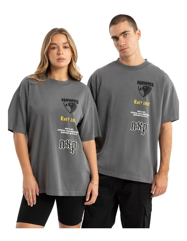 Hawthorn Stack Tee in Grey image 7