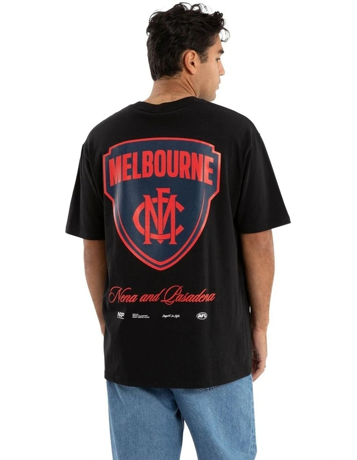 Melbourne Season Tee in Black image 2