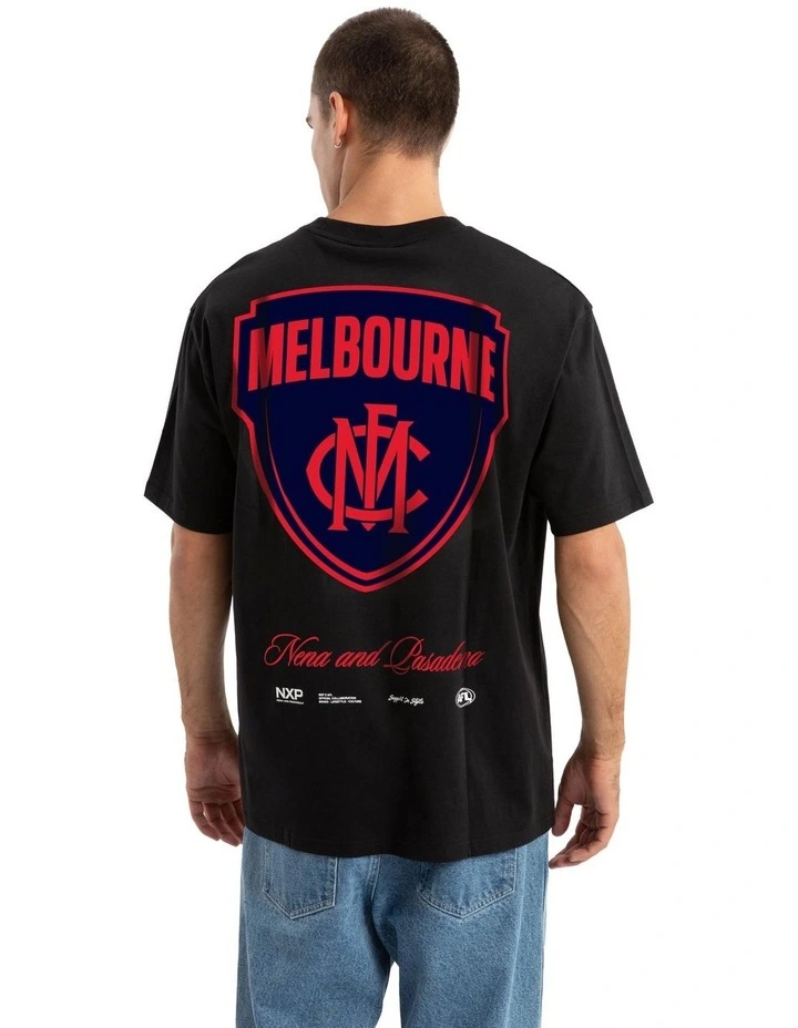 Melbourne Season Tee in Black image 1