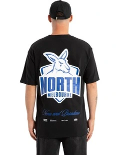 North Melb Season Tee in Black