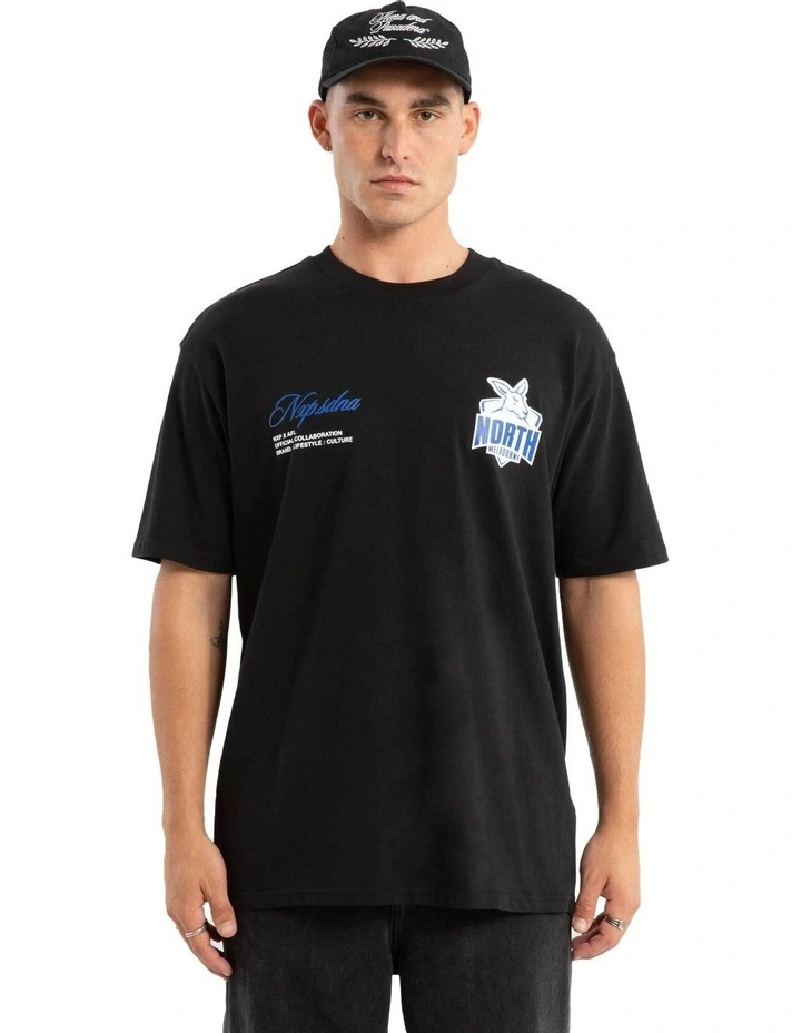North Melb Season Tee in Black image 2