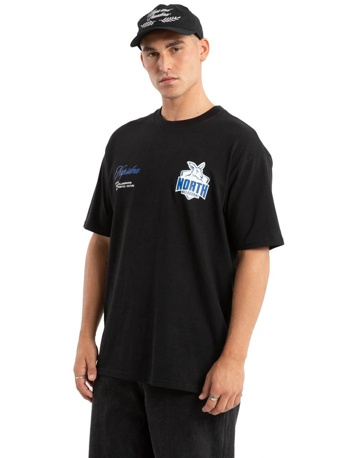 North Melb Season Tee in Black image 3