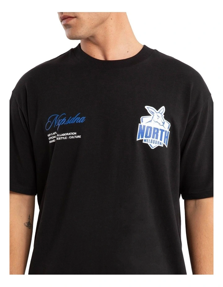 North Melb Season Tee in Black image 4