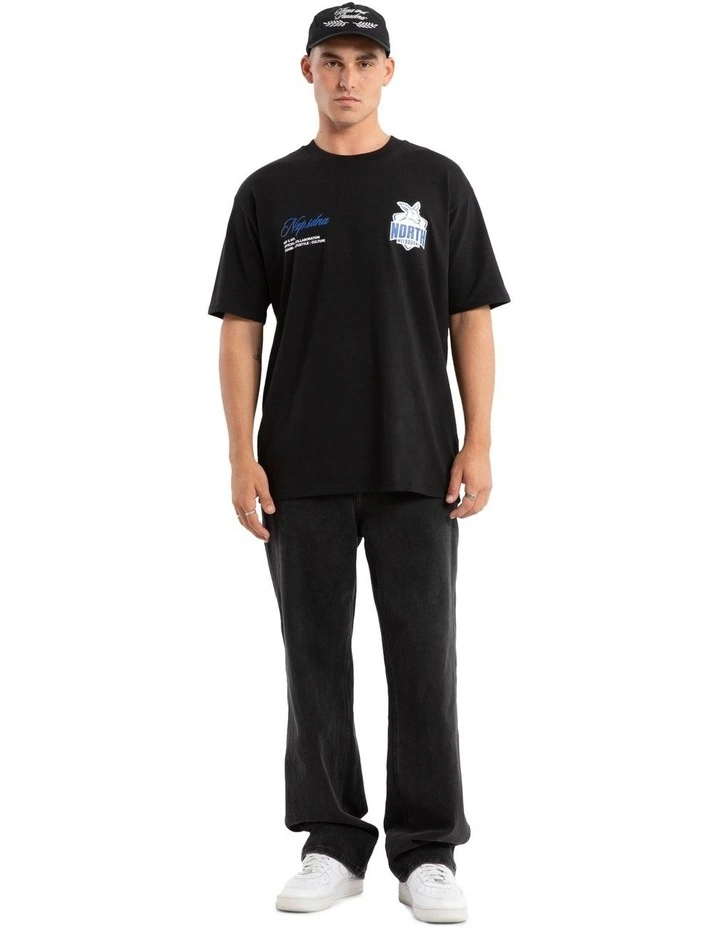 North Melb Season Tee in Black image 5