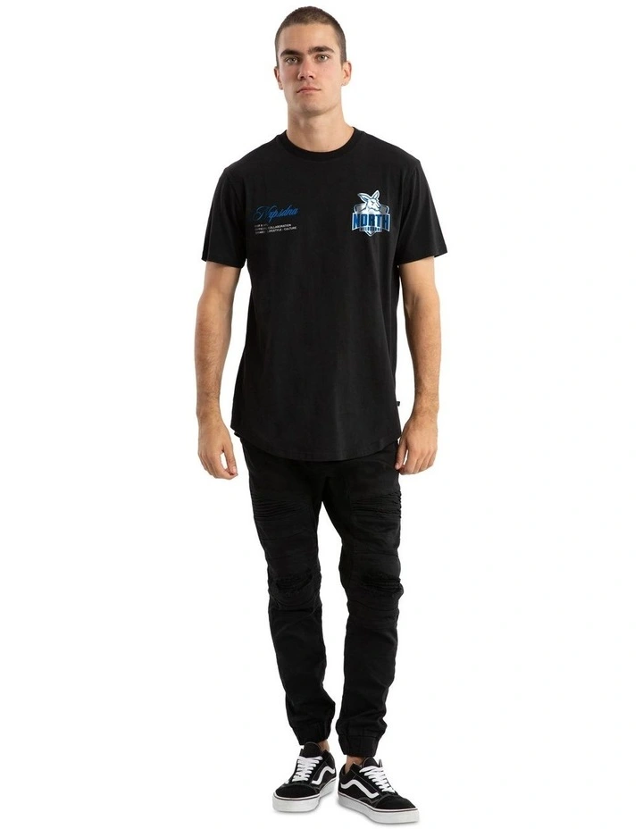 North Melb Season Tee in Black image 3