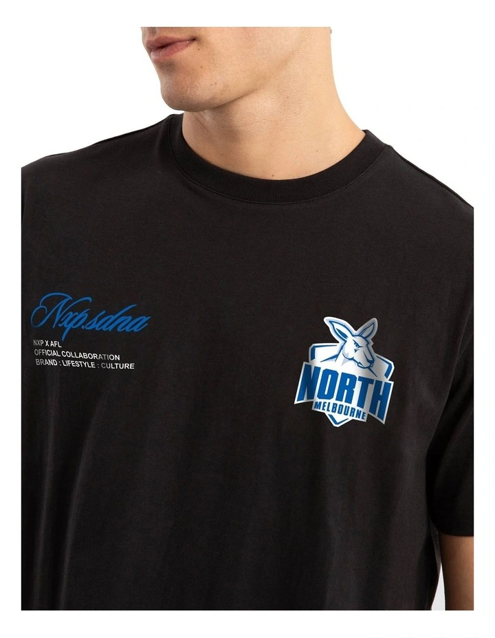 North Melb Season Tee in Black image 5