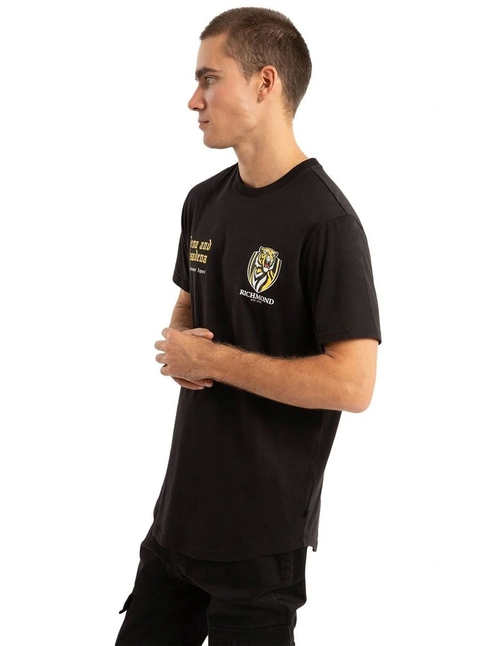 Richmond Vert Tee in Black image 3