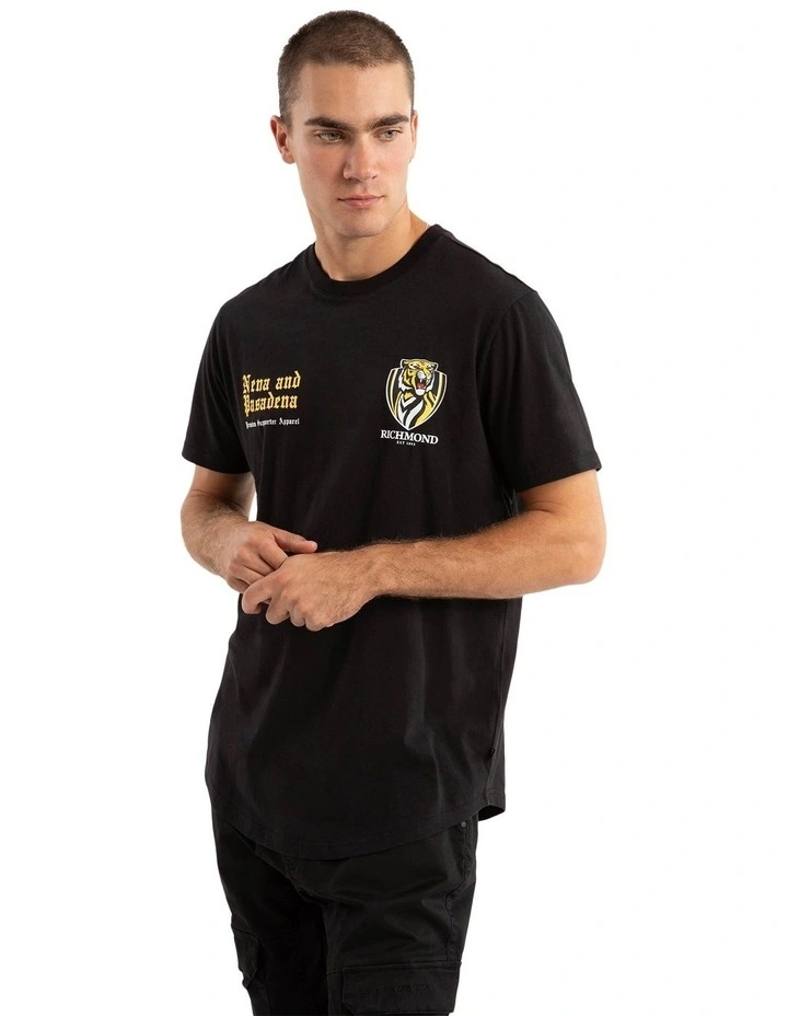 Richmond Vert Tee in Black image 4