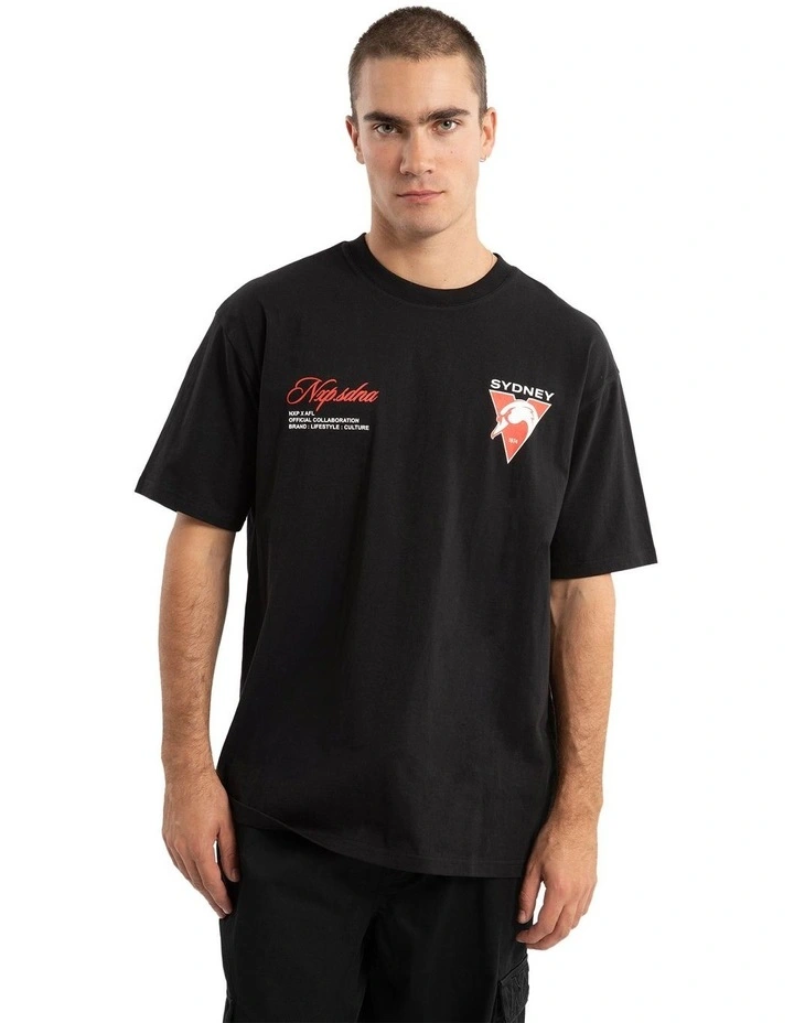 Sydney Season Tee in Black image 2