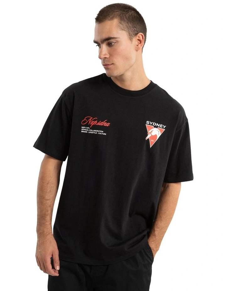 Sydney Season Tee in Black image 4