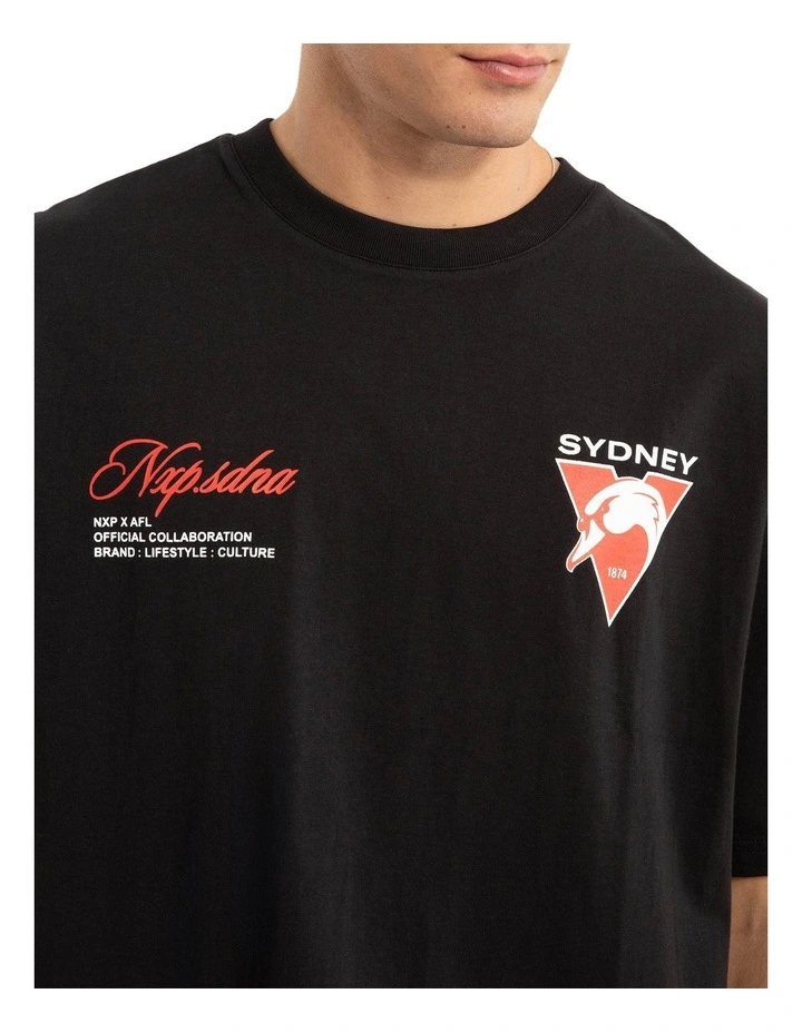 Sydney Season Tee in Black image 5