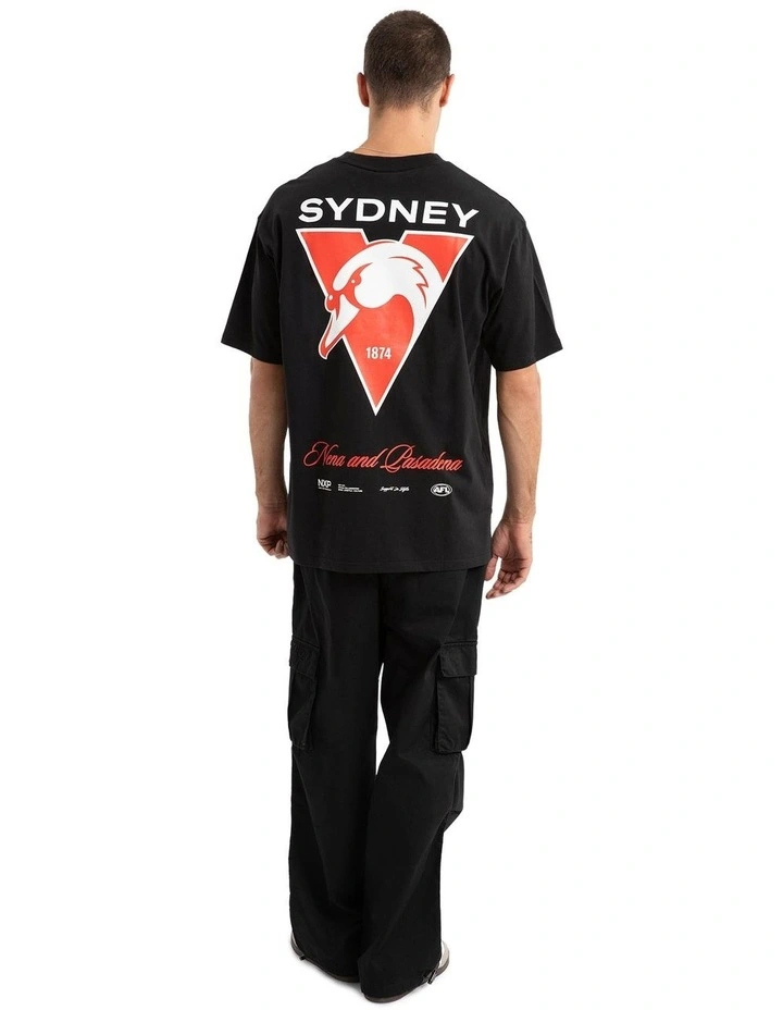Sydney Season Tee in Black image 6