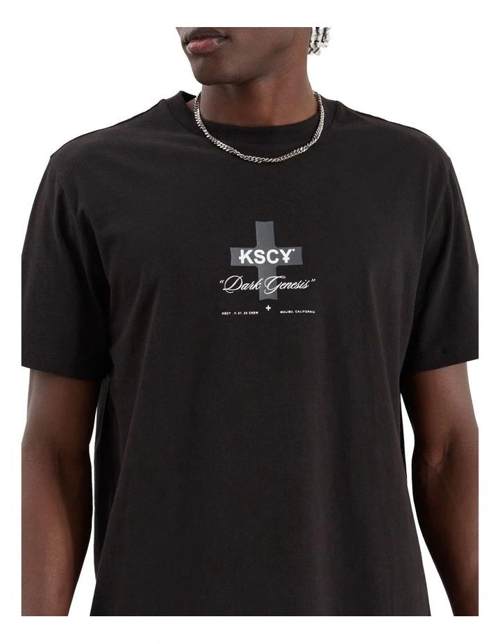 Resolved Dual Curved Tee in Black image 6
