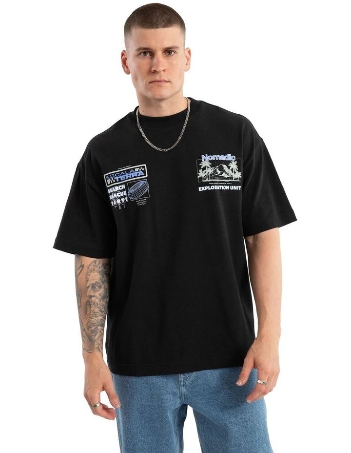 Sponsor Street Tee in Black image 3