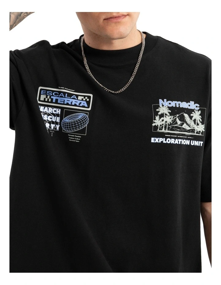 Sponsor Street Tee in Black image 4
