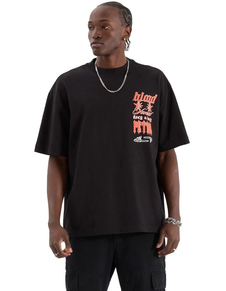 Sweat Street Tee in Jet Black image 2