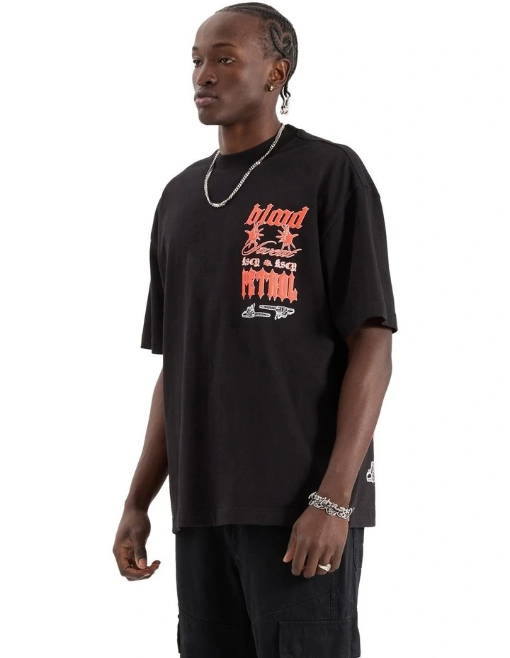 Sweat Street Tee in Jet Black image 3