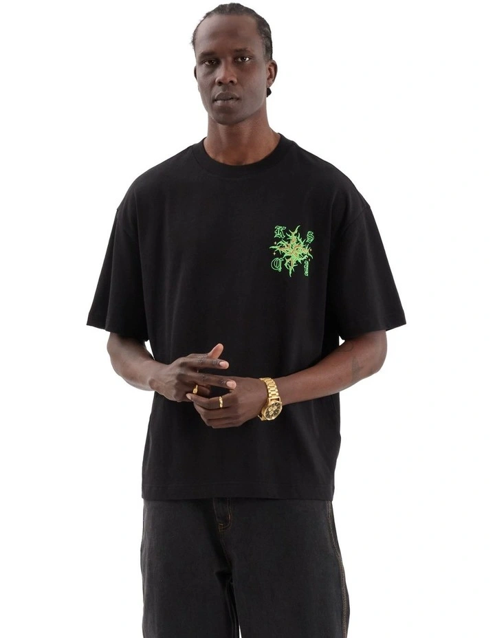 Thorn Street Tee in Jet Black image 2