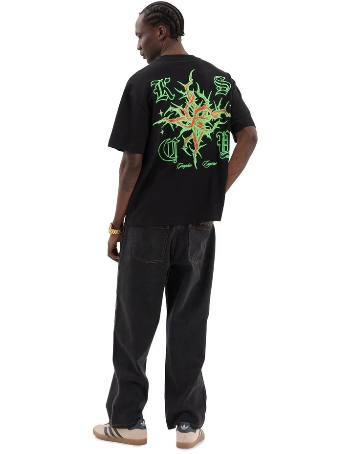Thorn Street Tee in Jet Black image 4