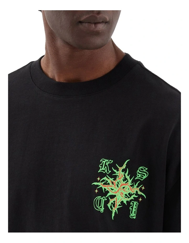 Thorn Street Tee in Jet Black image 5
