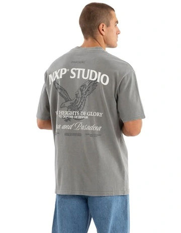 Simulation Box Fit Tee in Grey