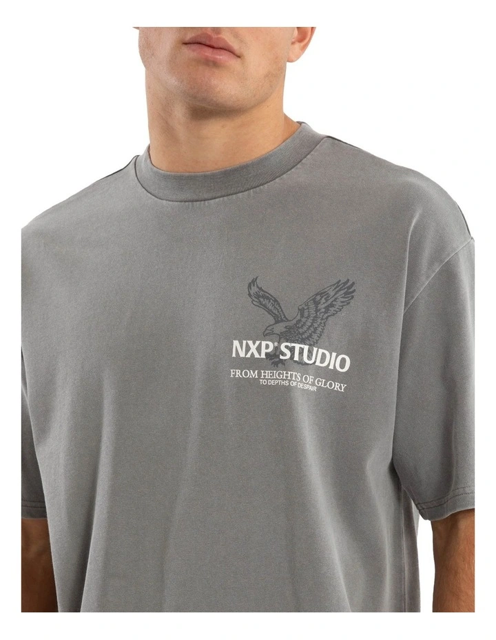 Simulation Box Fit Tee in Grey image 4