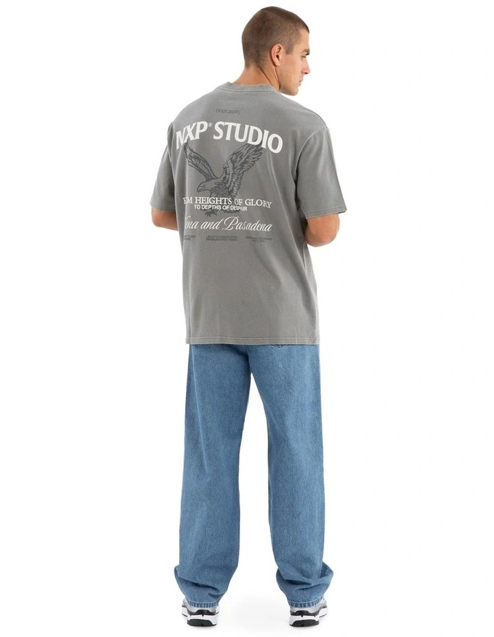 Simulation Box Fit Tee in Grey image 5