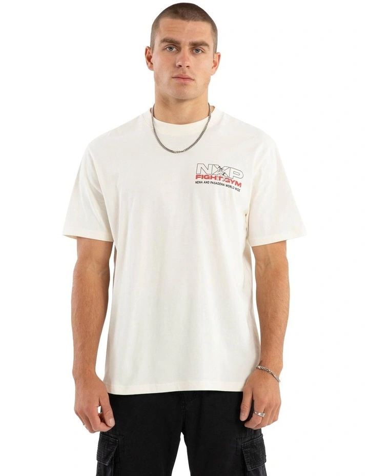 Retrospect Classic Tee in Beige image 2
